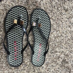 Coach Black Sandals with Modern Design